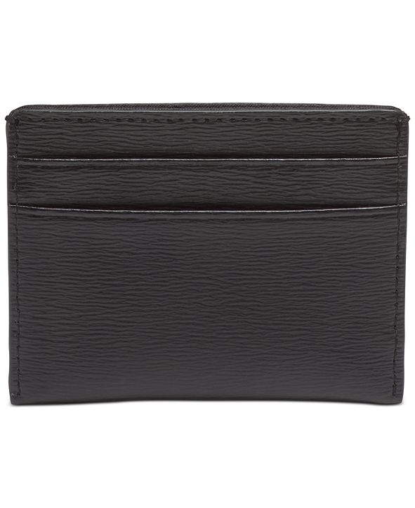 DKNY Bryant Leather Card Holder, Created for Macy's & Reviews Handbags & Accessories Macy's