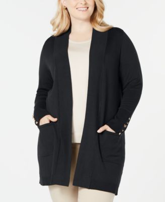 macys plus size cardigan sweaters