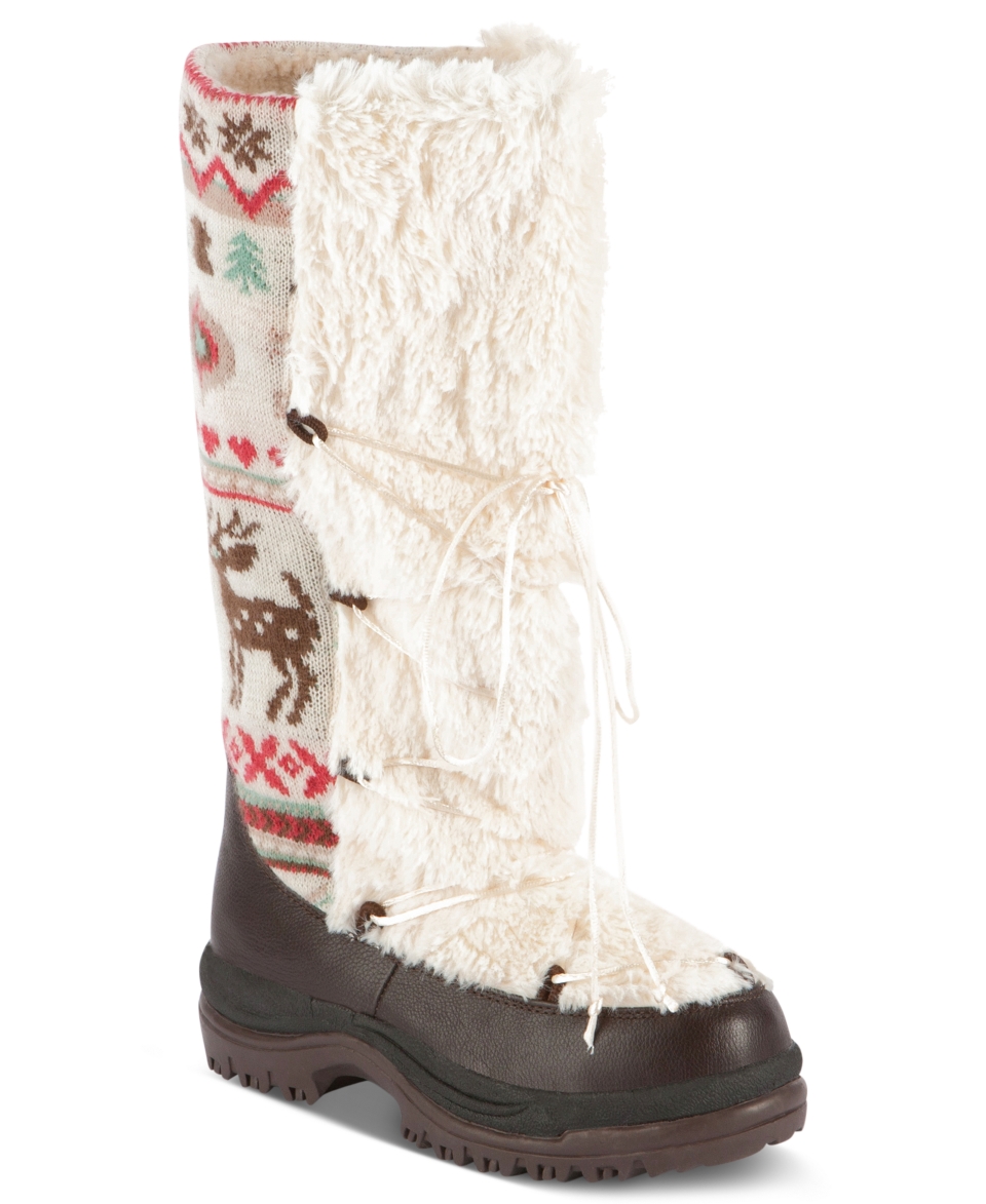 Muk Luks Shoes, Sesu Faux Fur Snow Boots   Shoes