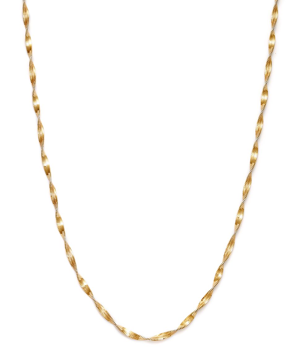 Giani Bernini 24k Gold Over Sterling Silver Necklace, 24 Twist Link