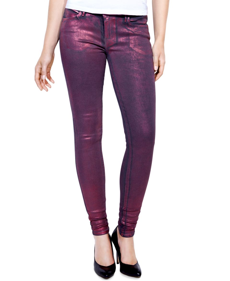 Levis Juniors Jeans, Denim Leggings Metallic Foil Print   Juniors