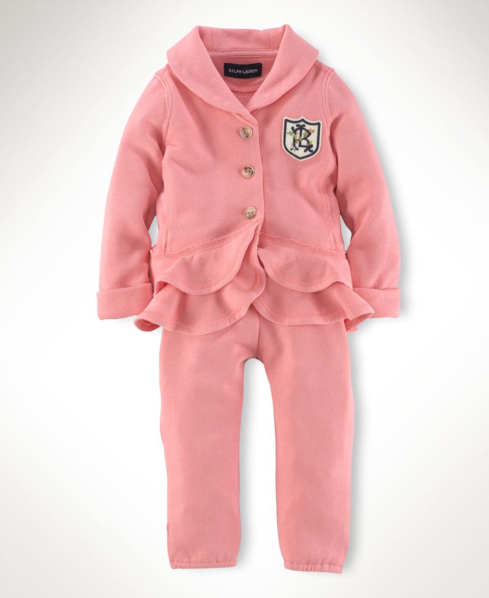 Ralph Lauren Baby Set, Baby Girls Yummy Hoodie and Leggings   Kids