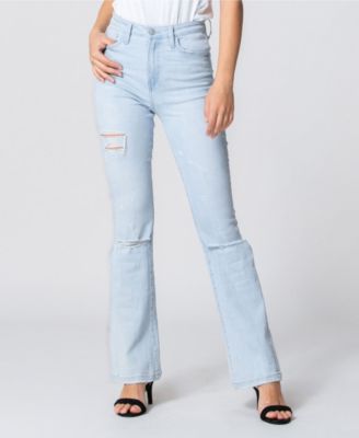 ultra high waisted flare jeans