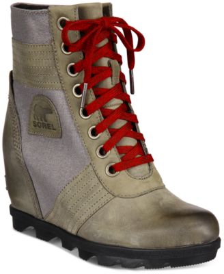 sorel wedge boots on sale