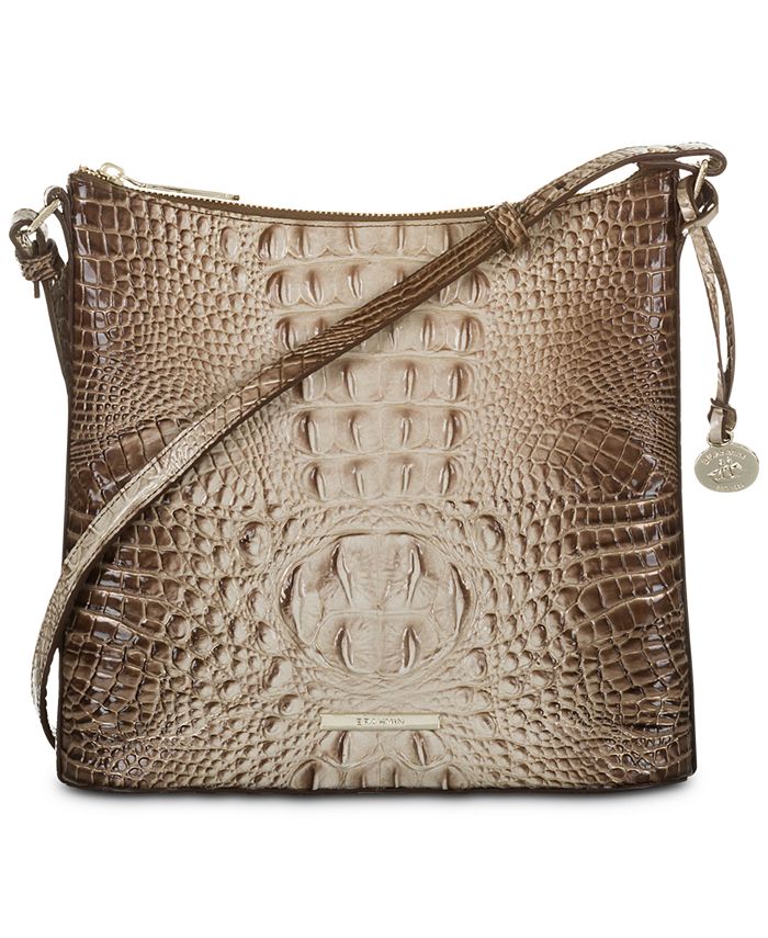 Brahmin Katie Melbourne Embossed Leather Crossbody & Reviews Handbags