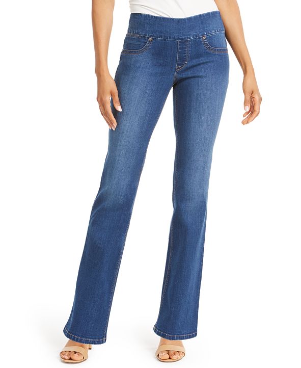 Style & Co Petite Ella Pull-On Bootcut Jeans, Created For Macy's ...