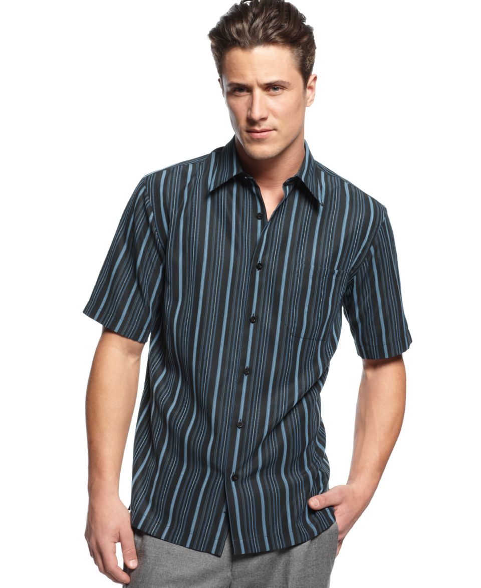 Van Heusen Shirt, Barcelona Stripe Shirt   Mens Casual Shirts
