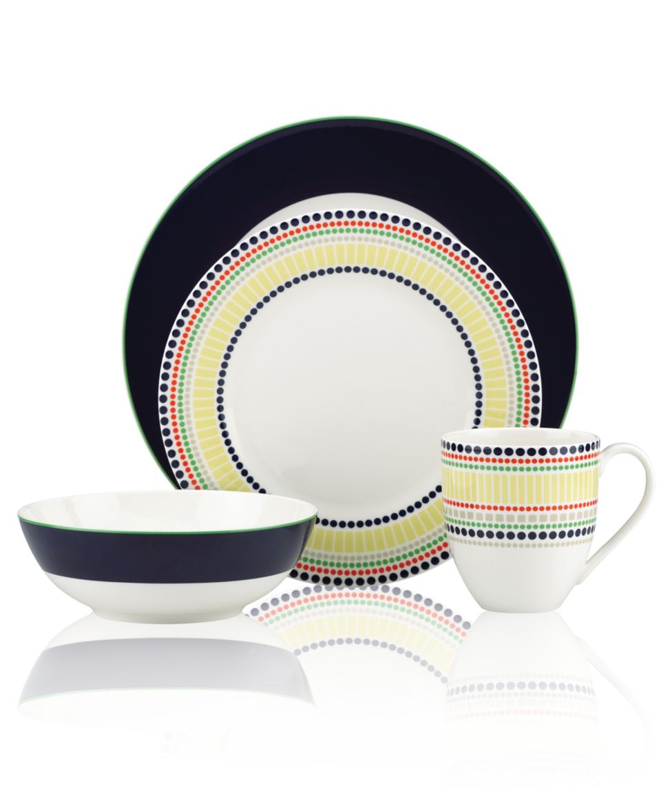 kate spade new york Dinnerware, Mercer Drive Platinum Collection