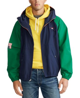 polo windbreaker jacket mens