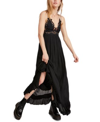 maxi lace dress