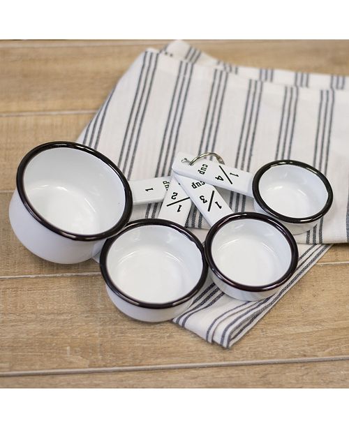 Vip Home Garden Vip Home International 4 Piece And Metal Enamelware Measuring Cups Reviews Home Macy S