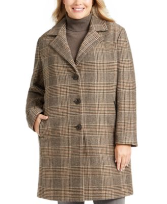 macy's plus size coats