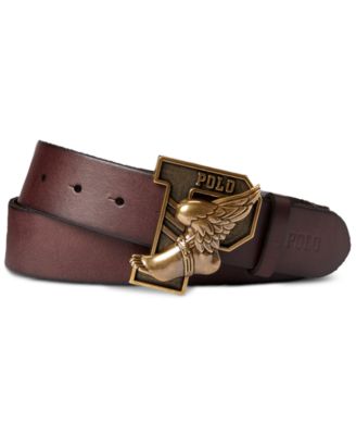 Polo Ralph Lauren Men's Winged Leather 