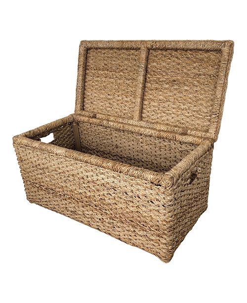 Wholestory Collective Wicker Storage Trunk Reviews Home Macy S
