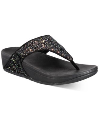 Lulu Glitter Toe-Thongs Sandal 