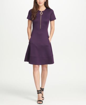 dkny purple dress