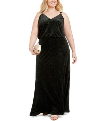 calvin klein plus size gowns