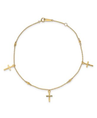 14 k gold anklet