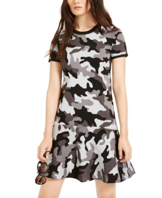 michael kors camouflage dress