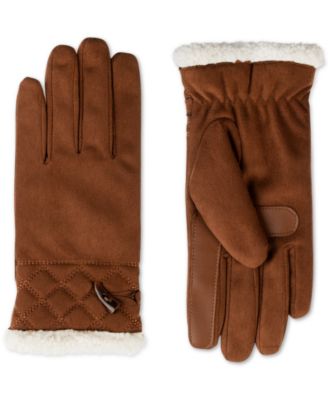 macys mens isotoner gloves