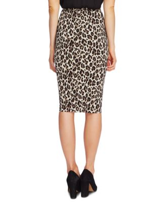 mid length leopard skirts 5t