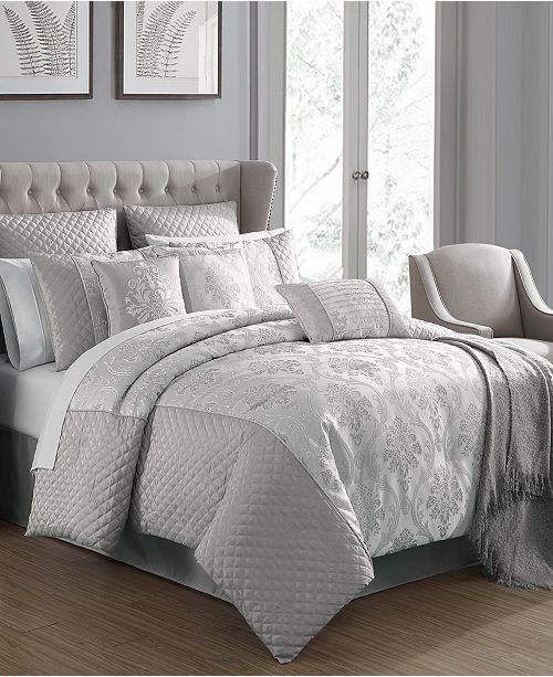 Hallmart Collectibles Richland 14 Pc California King Comforter Set Reviews Bed In A Bag Bed Bath Macy S