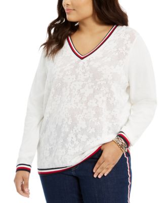 macy's tommy hilfiger womens sweaters