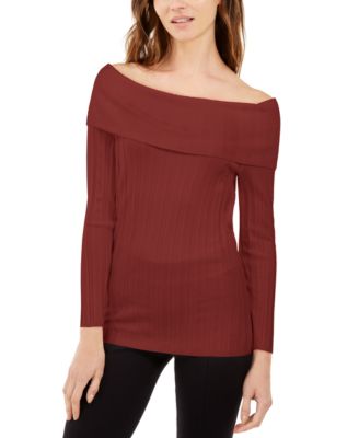 macy's off the shoulder sweater