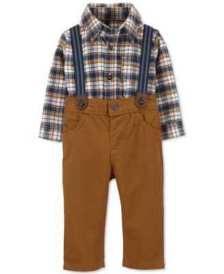 baby boy pants with suspenders
