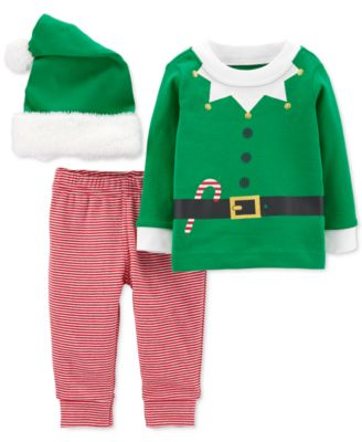 baby boy elf pajamas
