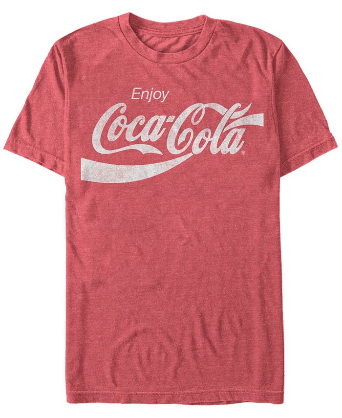 Coca-Cola Men's Vintage-Like Enjoy Coca-Cola Short Sleeve T-Shirt ...
