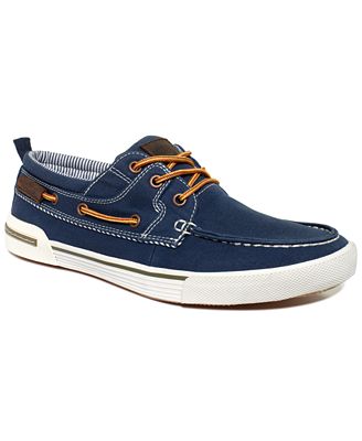 Kenneth Cole Reaction Men's Shoes, Toss The Anchor Canvas Boat Shoes ...