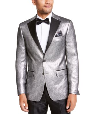 silver formal jacket