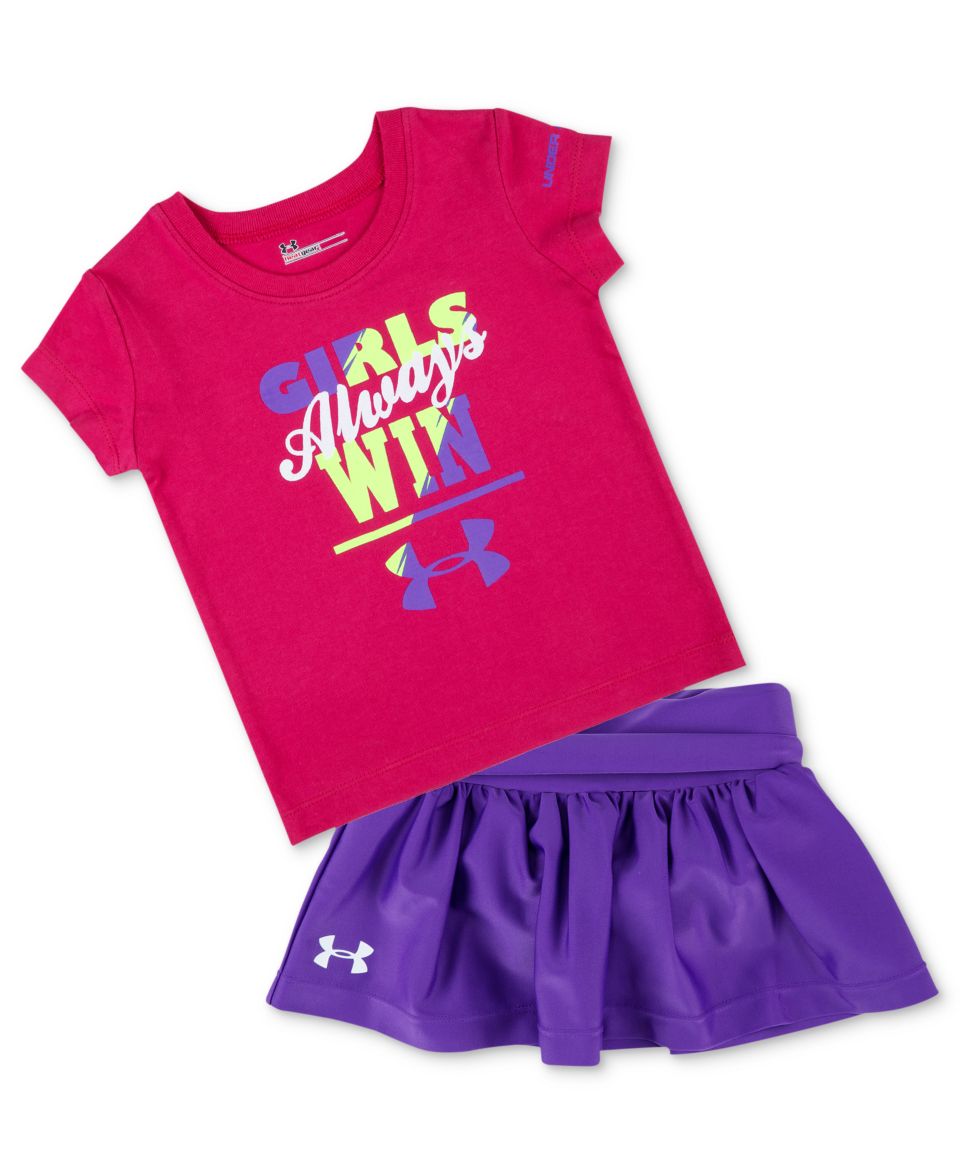 Under Armour Baby Set, Baby Girls Two Piece Girls Always Win Tee and