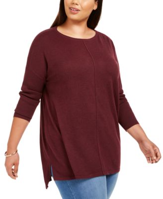 plus size sweaters at macy's
