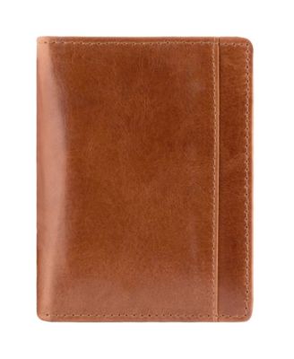 Мужской кошелек Mancini Casablanca Collection с RFID-защитой и уникальным вертикальным крылом