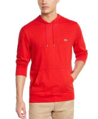 lacoste red hoodie