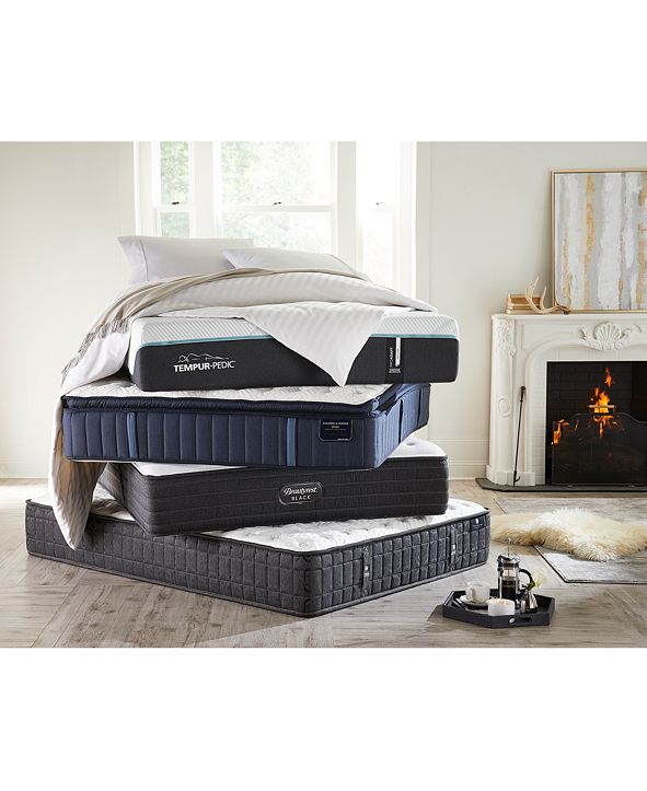 Stearns & Foster Estate Hurston 14" Luxury Firm Mattress Set Queen