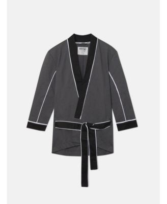 men's short kimono robe