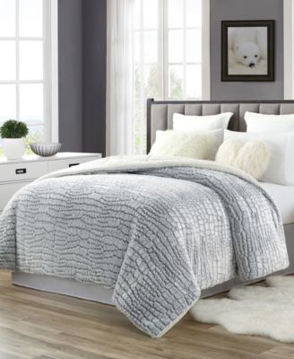 cathay home home reversible and sherpa comforter