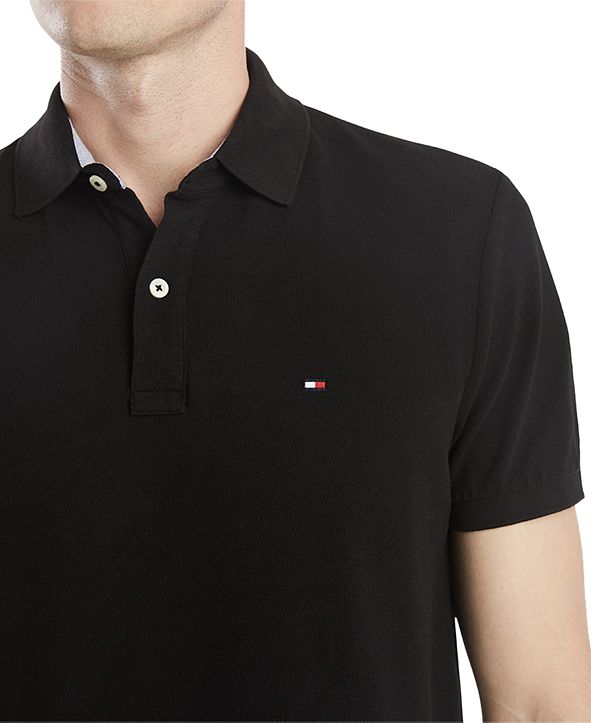 Tommy Hilfiger Men's Custom Fit Ivy Polo, Created for Macy's & Reviews ...
