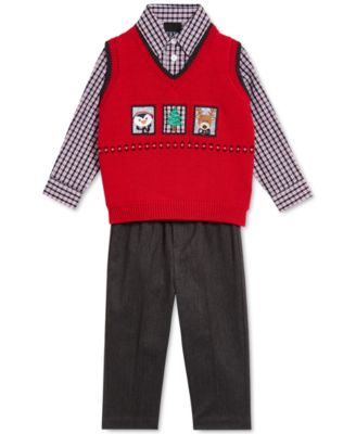 baby boy christmas sweater vest