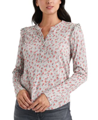 lucky brand floral top
