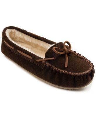 minnetonka cally suede slipper