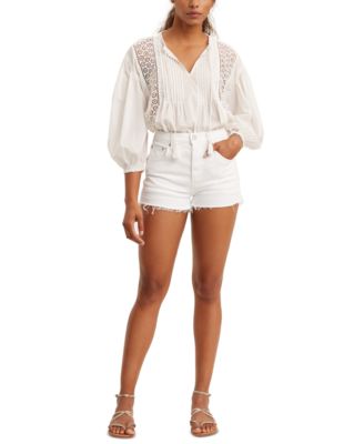 macys womens denim shorts