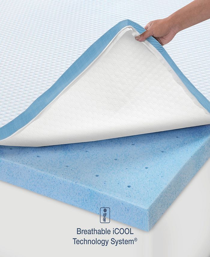 SensorPEDIC 3Inch Elite Cooling GelInfused Memory Foam Mattress