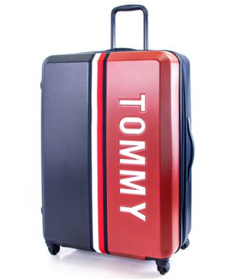 tommy hilfiger pink luggage