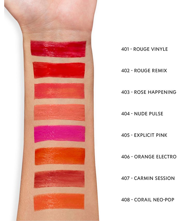 Yves Saint Laurent Vinyl Cream Lip Stain Reviews Makeup Beauty Macy S 3614271332660.ysl / vinyl cream lip stain (411) rhythm red.18 oz (5.3 ml). vinyl cream lip stain
