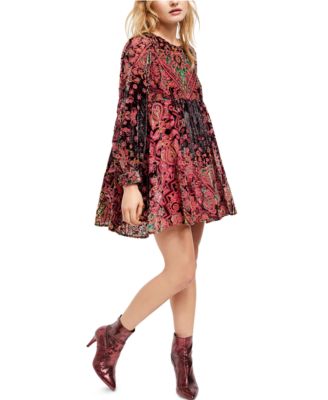 free people velvet dress