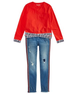 guess jeans glitter